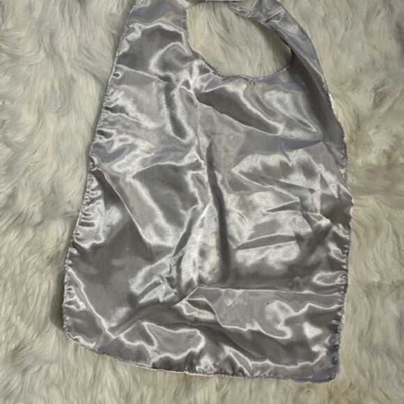 White / Silver Infant Super Hero Cape - Picture 4 of 5